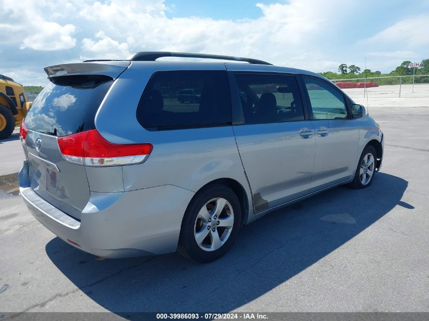 2012 Toyota Sienna Le V6 8 Passenger VIN: 5TDKK3DC0CS207708 Lot: 39986093