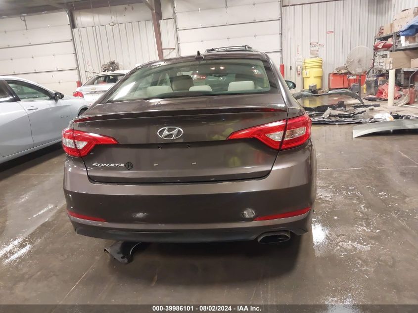 2016 Hyundai Sonata Se VIN: 5NPE24AF0GH315484 Lot: 39986101