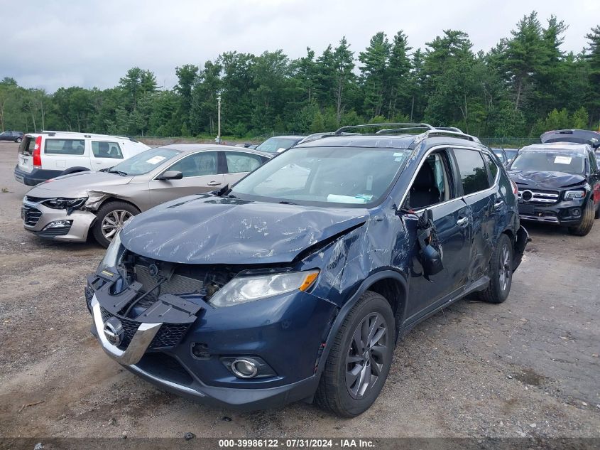 2016 Nissan Rogue S/Sl/Sv VIN: 5N1AT2MV9GC783725 Lot: 39986122