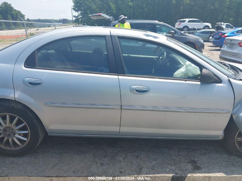 2001 Chrysler Sebring Lxi VIN: 1C3EL56U11N730559 Lot: 39986138