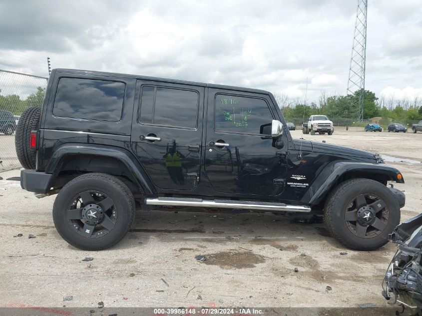 2013 Jeep Wrangler Unlimited Sahara VIN: 1C4HJWEG5DL641190 Lot: 39986148