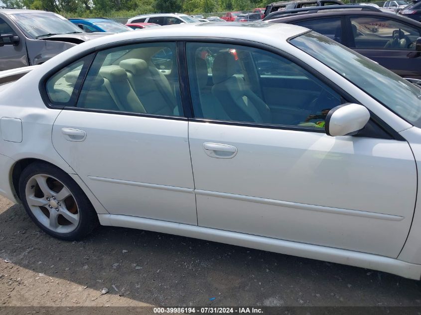 2008 Subaru Legacy 2.5I VIN: 4S3BL616287219907 Lot: 39986194