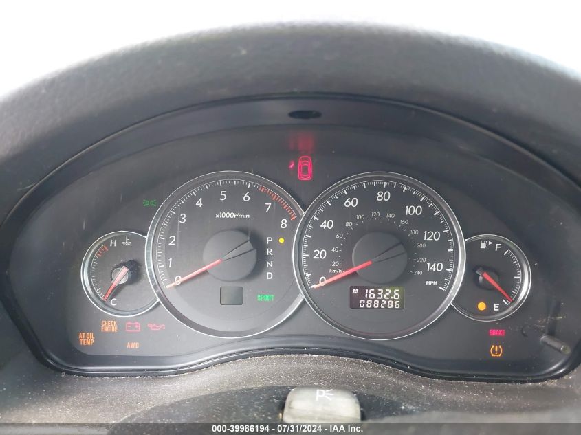 2008 Subaru Legacy 2.5I VIN: 4S3BL616287219907 Lot: 39986194