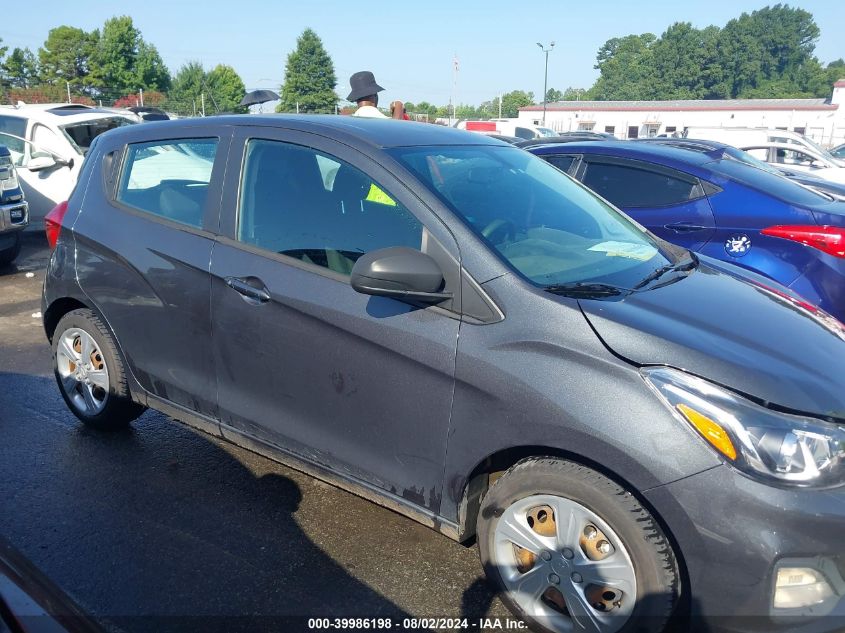 2021 Chevrolet Spark Fwd Ls Automatic VIN: KL8CB6SA5MC705373 Lot: 39986198