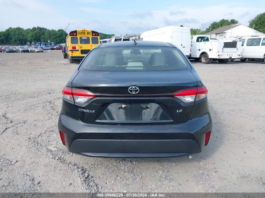 2020 Toyota Corolla Le VIN: JTDEPRAE0LJ049536 Lot: 39986229