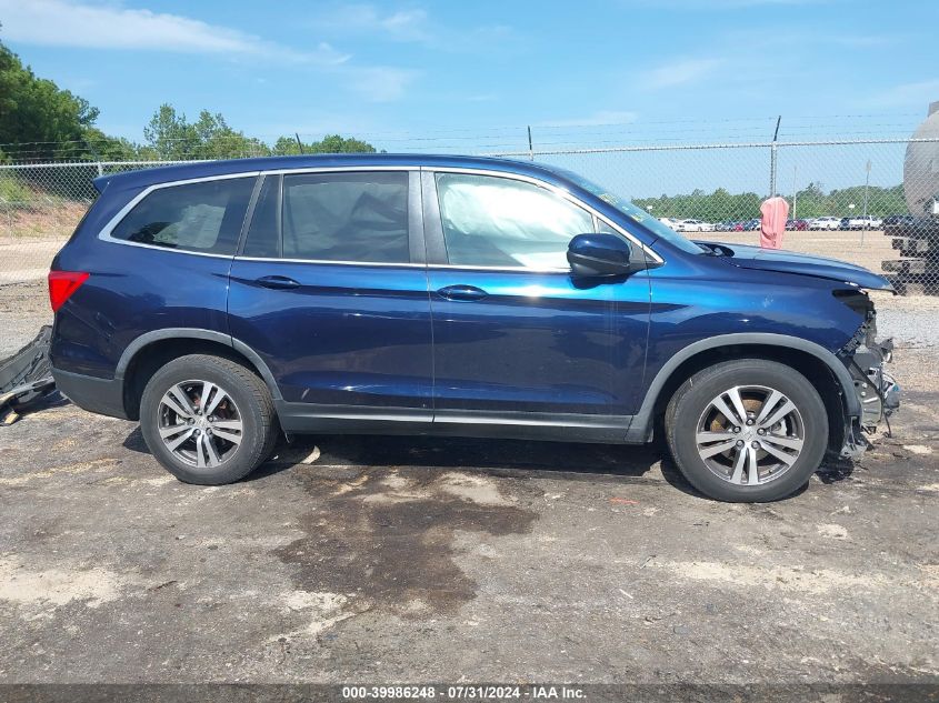 2016 Honda Pilot Ex VIN: 5FNYF5H3XGB009085 Lot: 39986248