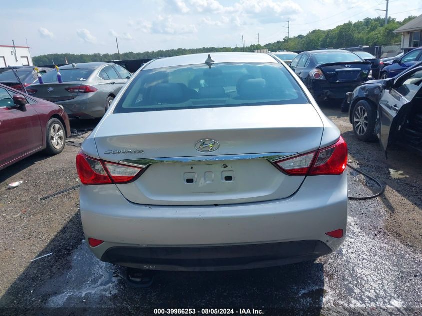 2014 Hyundai Sonata Gls VIN: 5NPEB4AC6EH856414 Lot: 39986253