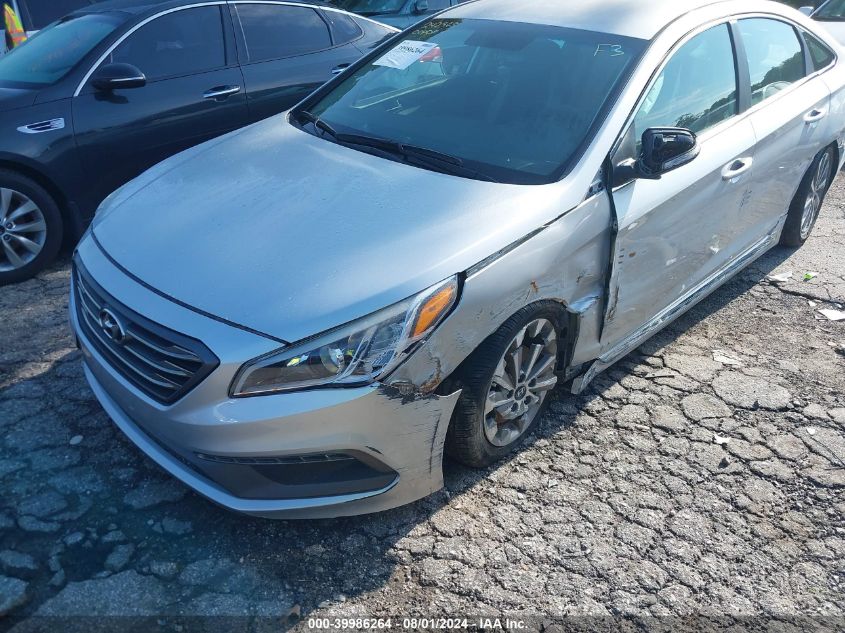 2016 Hyundai Sonata Sport VIN: 5NPE34AF9GH274348 Lot: 39986264