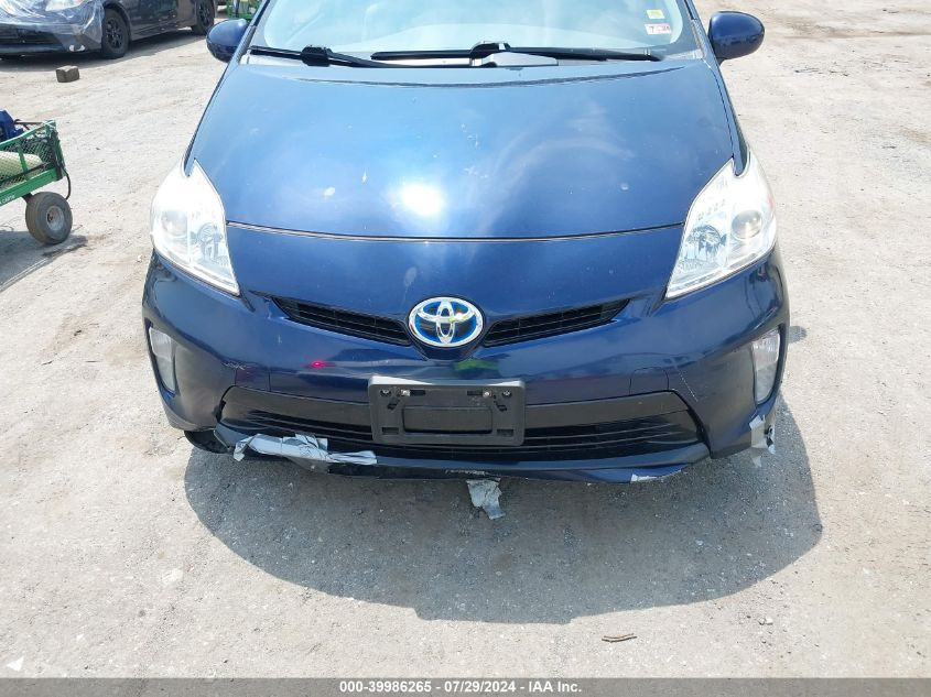 2013 Toyota Prius Three VIN: JTDKN3DU1D1727091 Lot: 39986265