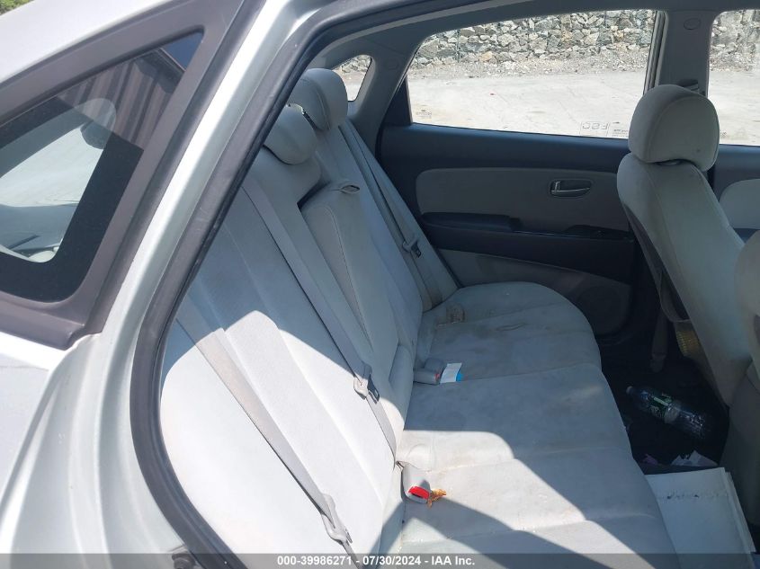 2008 Hyundai Elantra Gls/Se VIN: KMHDU46D58U530133 Lot: 39986271