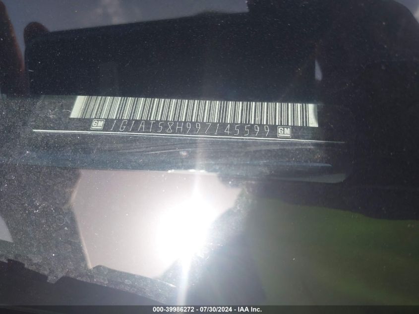 2009 Chevrolet Cobalt Lt VIN: 1G1AT58H997145599 Lot: 39986272