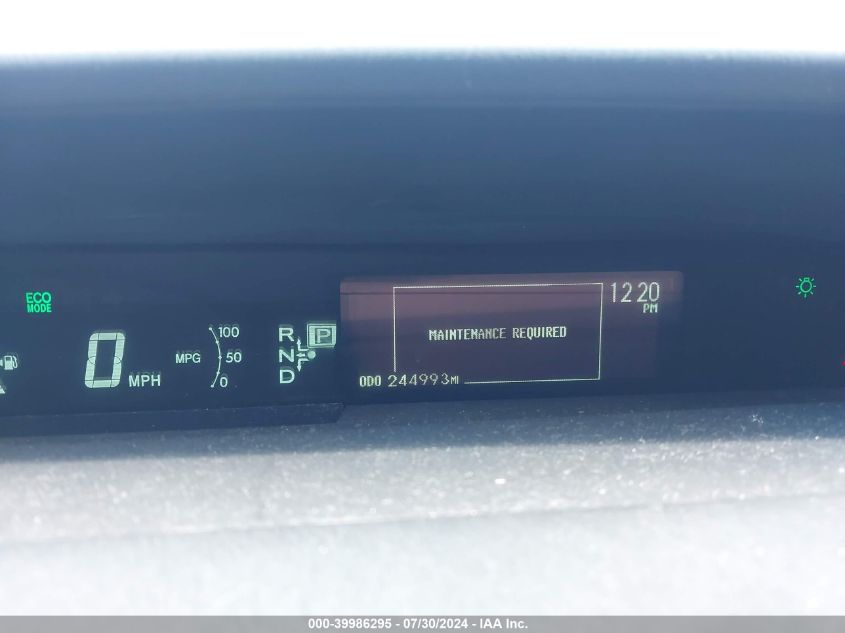 2013 Toyota Prius VIN: JTDKN3DUXD5587308 Lot: 39986295