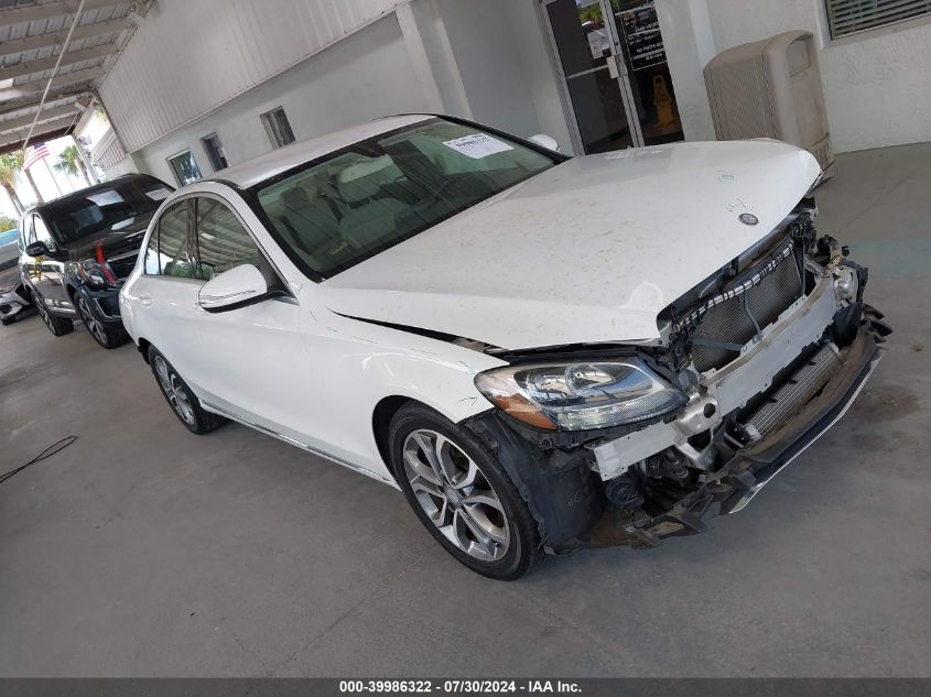 55SWF4JB9FU085073 2015 MERCEDES-BENZ C CLASS - Image 1