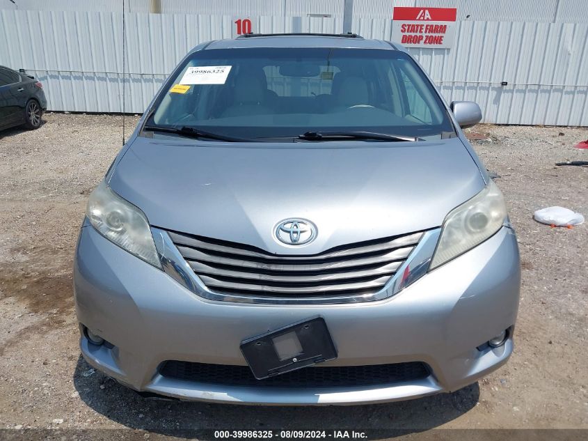 2013 Toyota Sienna Xle V6 8 Passenger VIN: 5TDYK3DC9DS334856 Lot: 39986325