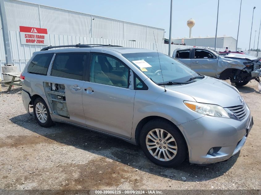 2013 Toyota Sienna Xle V6 8 Passenger VIN: 5TDYK3DC9DS334856 Lot: 39986325