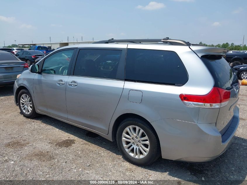 2013 Toyota Sienna Xle V6 8 Passenger VIN: 5TDYK3DC9DS334856 Lot: 39986325