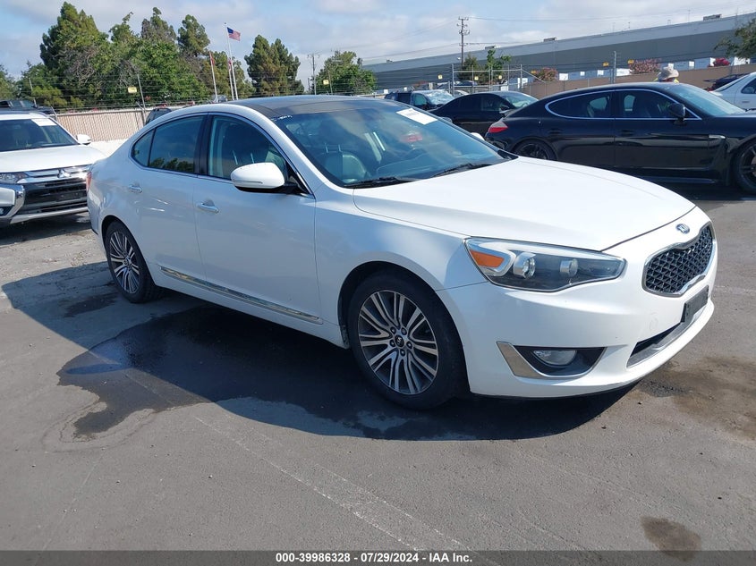 2014 Kia Cadenza Premium VIN: KNALN4D77E5155939 Lot: 39986328