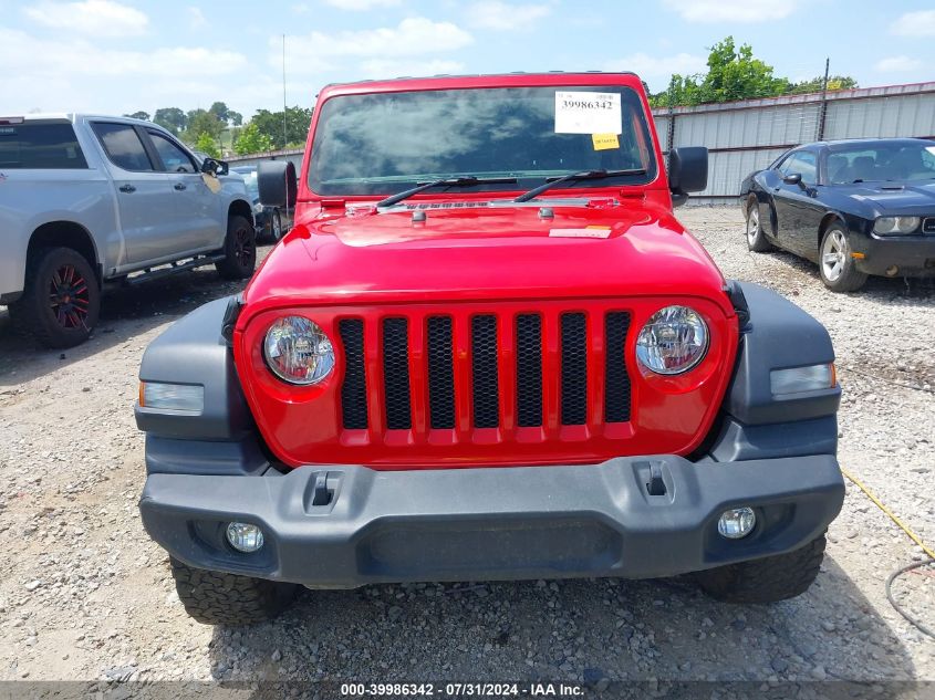 2022 JEEP WRANGLER UNLIMITED SPORT RHD 4X4 - 1C4HJXKN4NW160128
