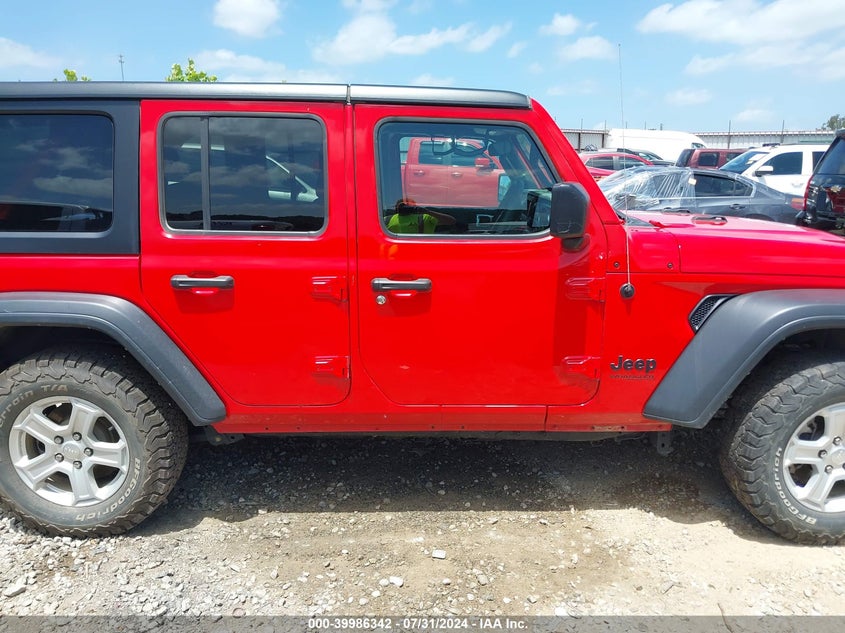 2022 JEEP WRANGLER UNLIMITED SPORT RHD 4X4 - 1C4HJXKN4NW160128