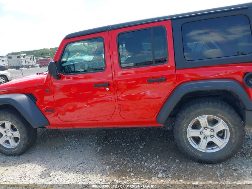 2022 JEEP WRANGLER UNLIMITED SPORT RHD 4X4 - 1C4HJXKN4NW160128