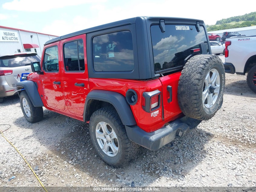 2022 JEEP WRANGLER UNLIMITED SPORT RHD 4X4 - 1C4HJXKN4NW160128