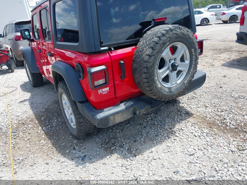 2022 JEEP WRANGLER UNLIMITED SPORT RHD 4X4 - 1C4HJXKN4NW160128