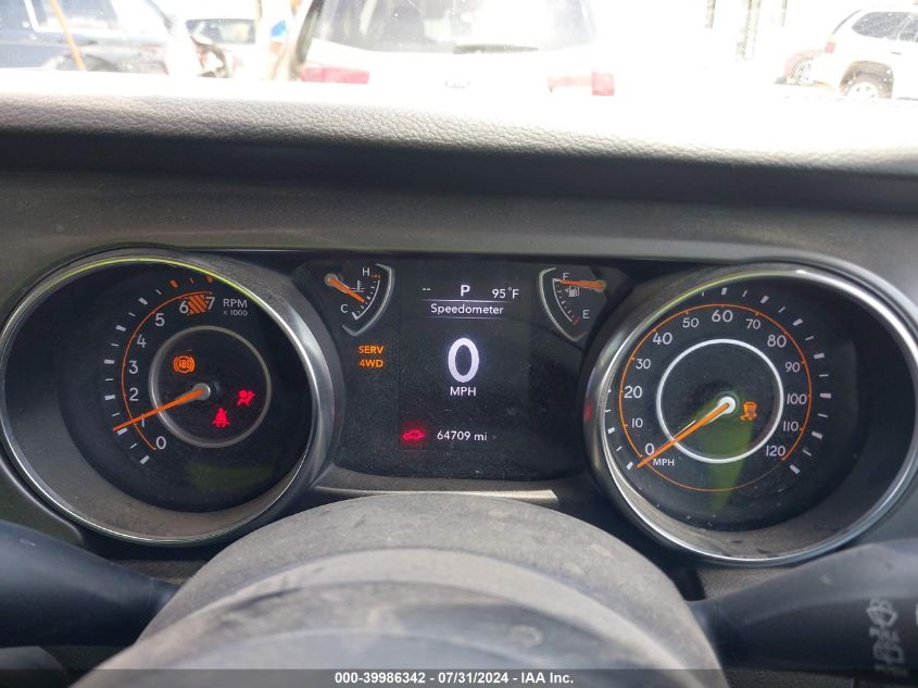 2022 JEEP WRANGLER UNLIMITED SPORT RHD 4X4 - 1C4HJXKN4NW160128