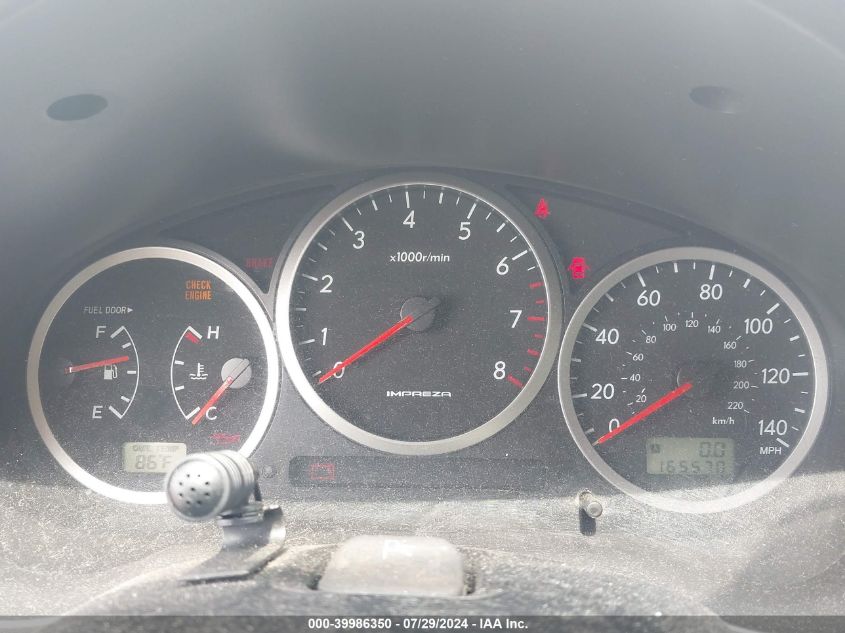 2006 Subaru Impreza Wrx/Wrx Limited/Wrx Tr VIN: JF1GD79666G502097 Lot: 39986350