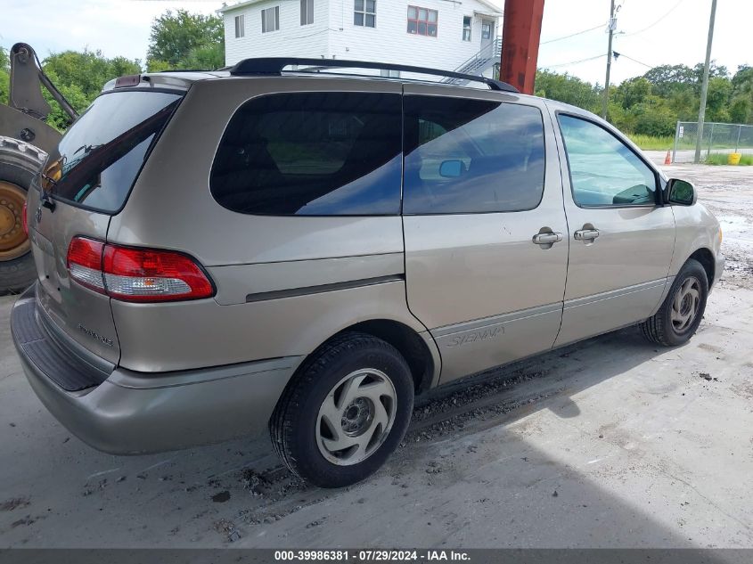 2002 Toyota Sienna Xle VIN: 4T3ZF13C82U480076 Lot: 39986381