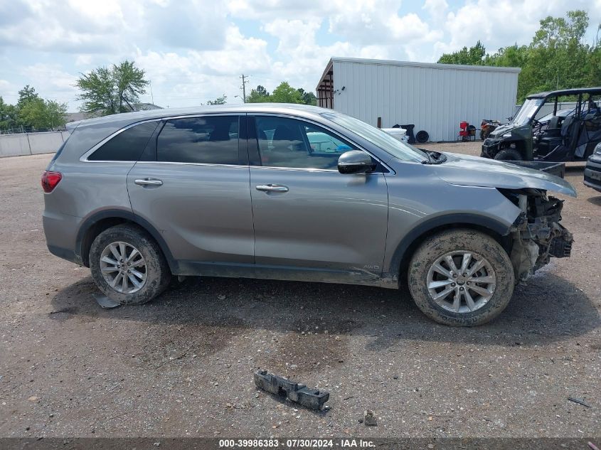 2019 Kia Sorento 3.3L Lx VIN: 5XYPGDA55KG508375 Lot: 39986383