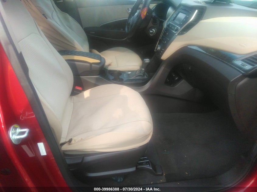 VIN 5XYZT3LB3HG404459 2017 HYUNDAI SANTA FE SPORT 2.4L