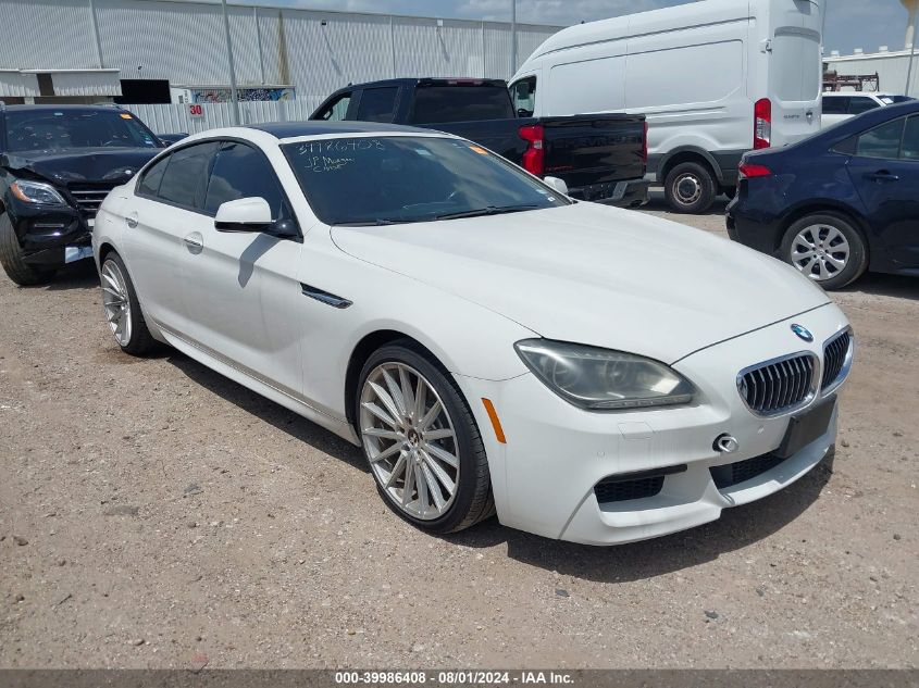 2014 BMW 640I Gran Coupe I Gran Coupe VIN: WBA6A0C55ED317316 Lot: 39986408