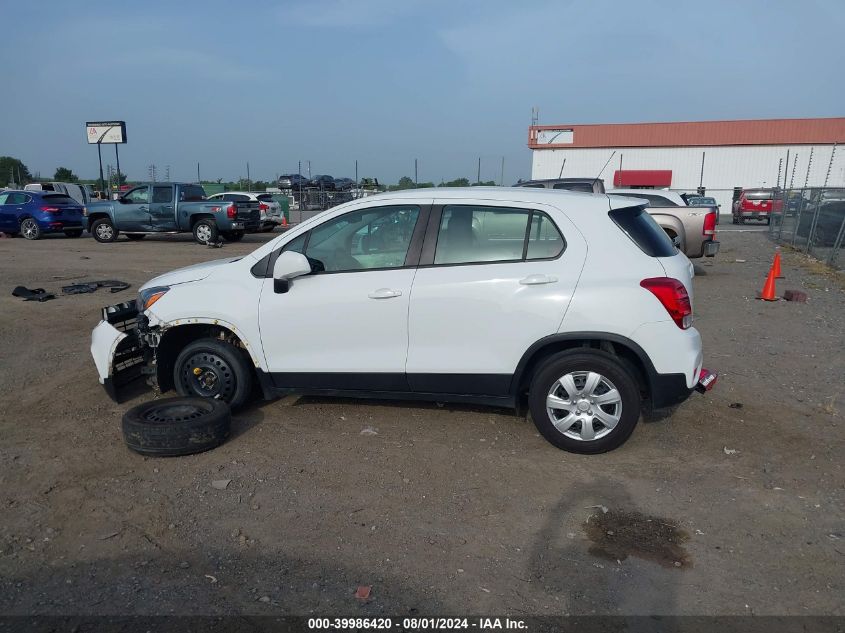 2018 Chevrolet Trax Ls VIN: KL7CJKSB2JB723615 Lot: 39986420