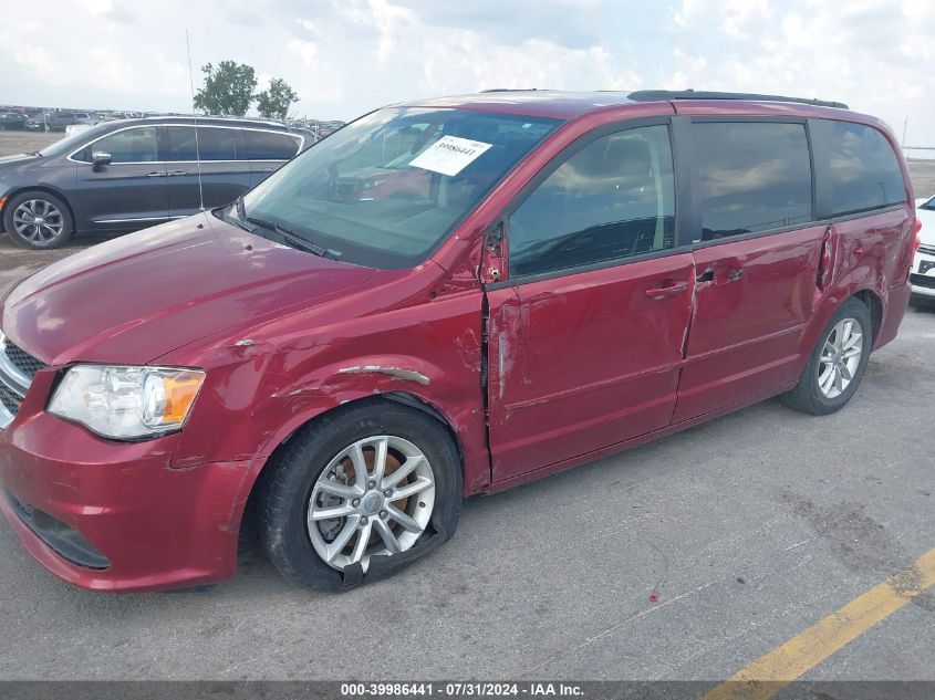 2014 Dodge Grand Caravan Sxt VIN: 2C4RDGCG2ER142232 Lot: 39986441