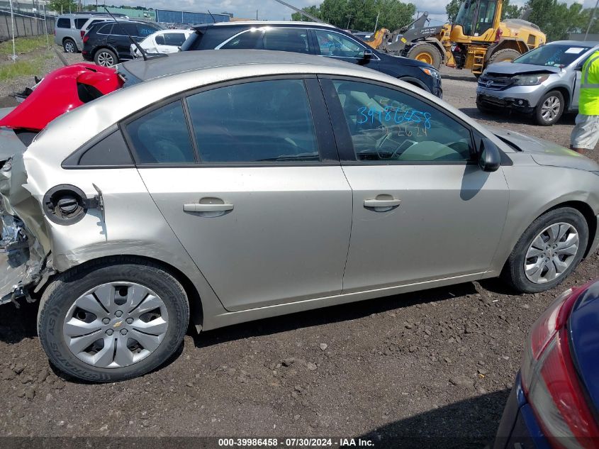 2013 Chevrolet Cruze Ls Auto VIN: 1G1PA5SG3D7300866 Lot: 39986458