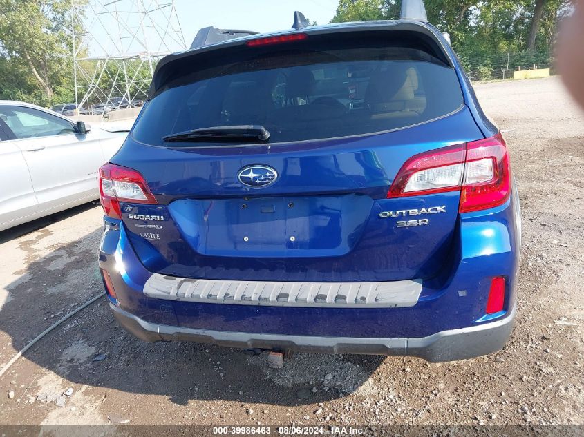 2016 Subaru Outback 3.6R Limited VIN: 4S4BSENC4G3335754 Lot: 39986463