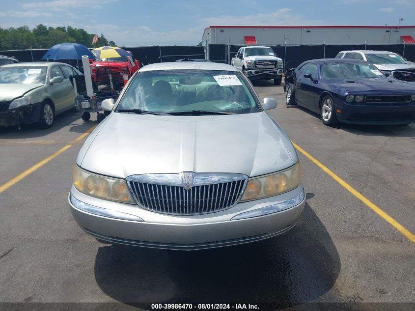 1LNHM97V0XY626670 1999 Lincoln Continental