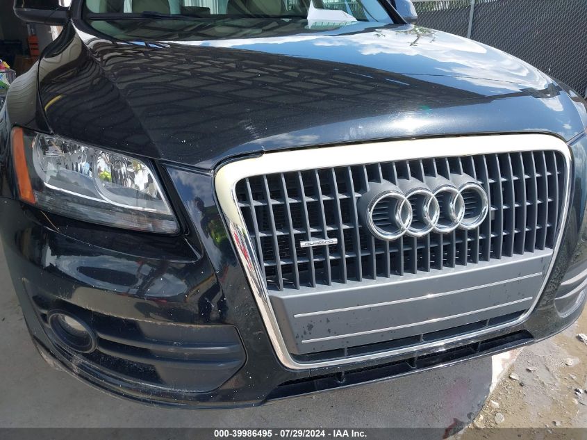 2012 Audi Q5 2.0T Premium VIN: WA1CFAFP1CA080102 Lot: 39986495