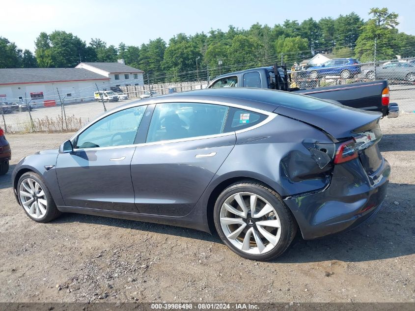 2018 Tesla Model 3 Long Range/Performance VIN: 5YJ3E1EB0JF116672 Lot: 39986498