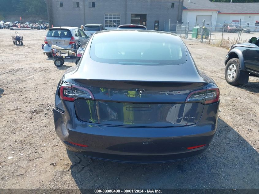 2018 Tesla Model 3 Long Range/Performance VIN: 5YJ3E1EB0JF116672 Lot: 39986498