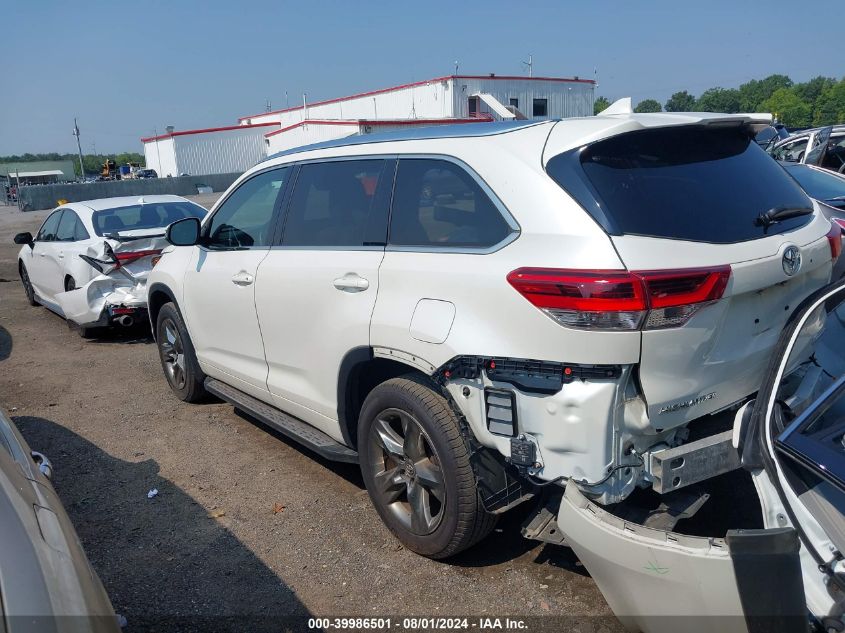 2018 Toyota Highlander Limited/Ltd Platinum VIN: 5TDDZRFH9JS801923 Lot: 39986501