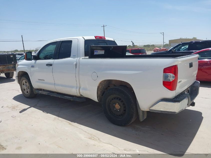 2019 Toyota Tundra Double Cab Sr/Double Cab VIN: 5TFUW5F15KX859155 Lot: 39986507