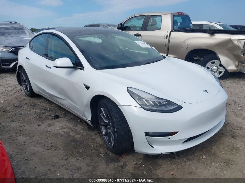 5YJ3E1EB6MF852942 2021 TESLA MODEL 3 - Image 1