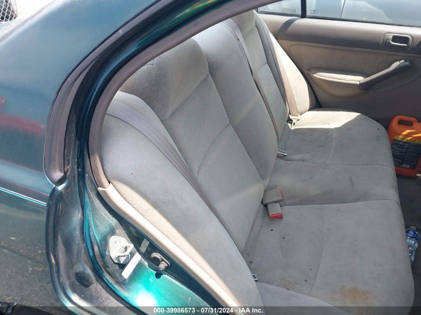 2001 Honda Civic Lx VIN: 2HGES16591H515716 Lot: 39986573