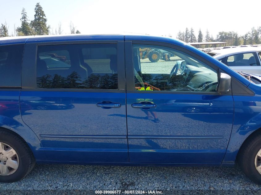 2011 Dodge Grand Caravan Express VIN: 2D4RN4DGXBR779409 Lot: 39986577