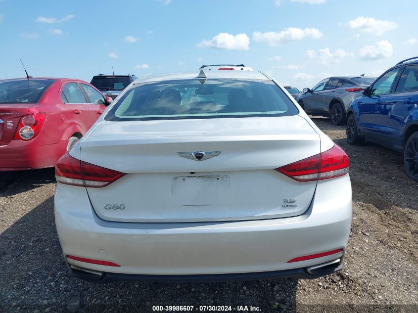 2017 Genesis G80 3.8 VIN: KMHGN4JE1HU177108 Lot: 39986607