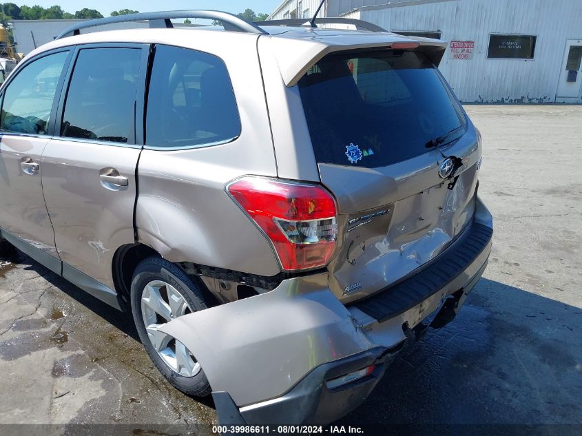 2015 Subaru Forester 2.5I Limited VIN: JF2SJAHC9FH466449 Lot: 39986611