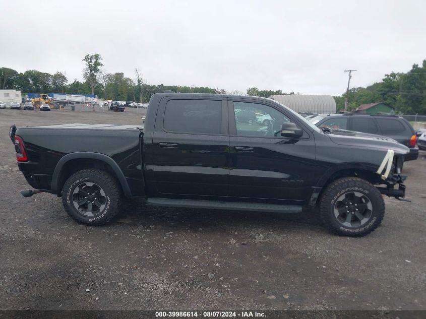 2019 Ram 1500 Rebel VIN: 1C6SRFLTXKN551556 Lot: 39986614