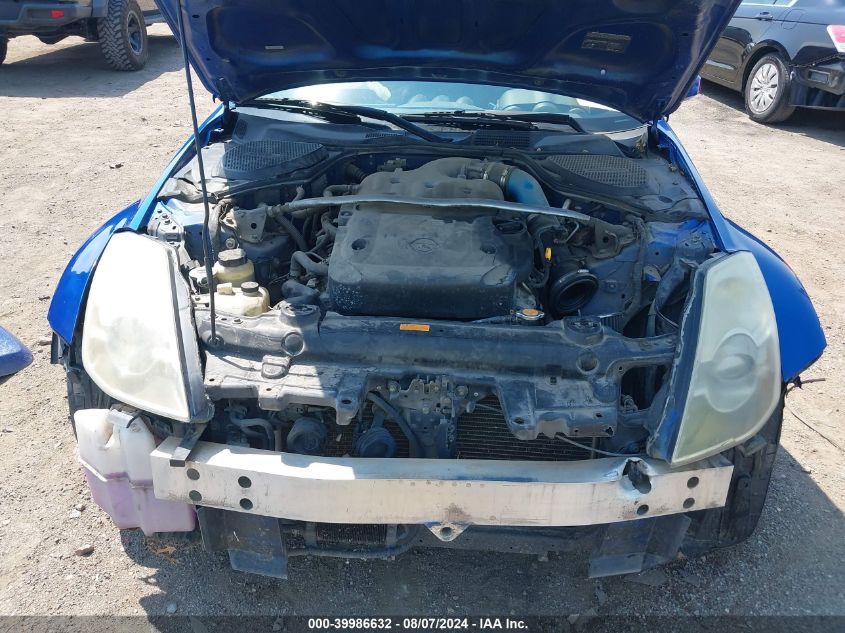 2006 Nissan 350Z VIN: JN1AZ34DX6M302294 Lot: 39986632