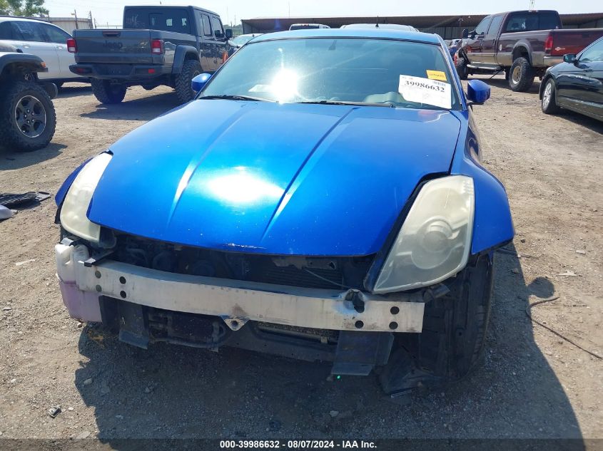 2006 Nissan 350Z VIN: JN1AZ34DX6M302294 Lot: 39986632